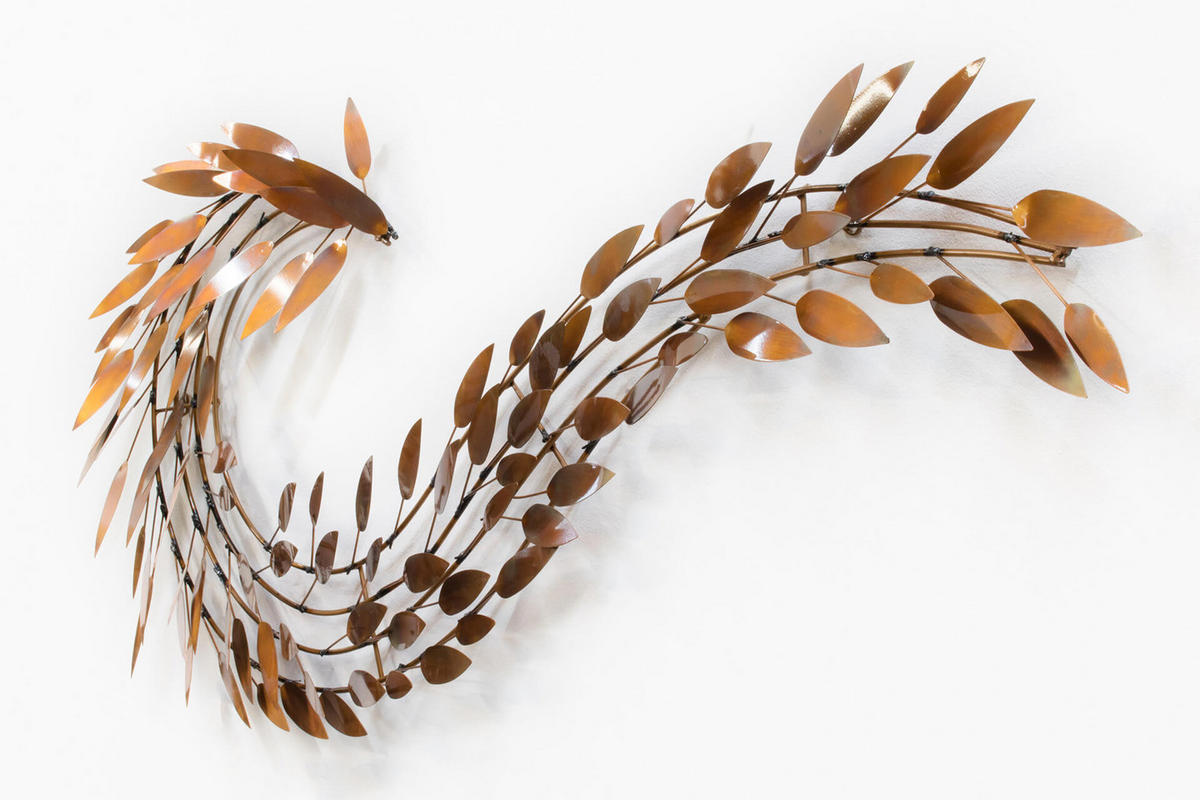 WANDDEKO Kupfer 130/63 cm - Kupferfarben, Metall (5.05/63/8cm) - KUNSTLOFT