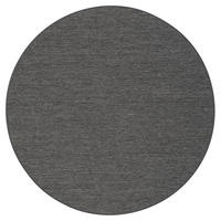 SISAL-OPTIK DESIGNER FLACHGEWEBE TEPPICH PURE MELIERT RUND - Anthrazit, Textil (100/100cm) - Snapstyle