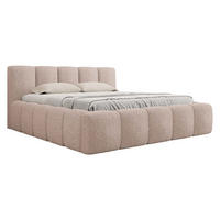 POLSTERBETT Kevson Boucle - Beige, Holzwerkstoff/Textil (160/200cm) - MIRJAN24