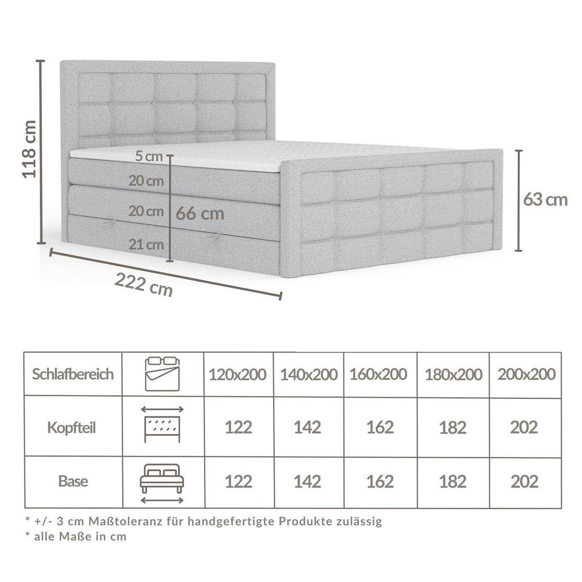 BOXSPRINGBETT Ambrosia Rosa 160/200 cm - Schwarz/Rosa, Holz/Holzwerkstoff (160/200cm) - Maison de Reve