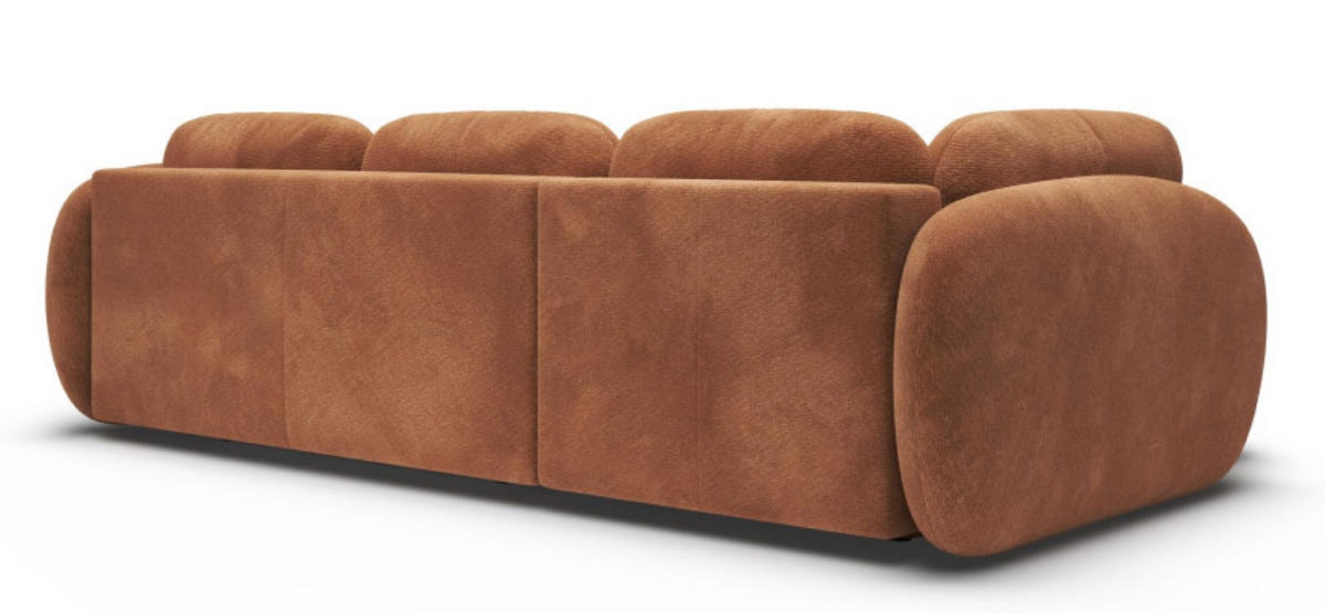 ECKSOFA Orange OLIVIO II Ausziehbar Links - Orange, Textil (289/190cm) - Sepro Meble