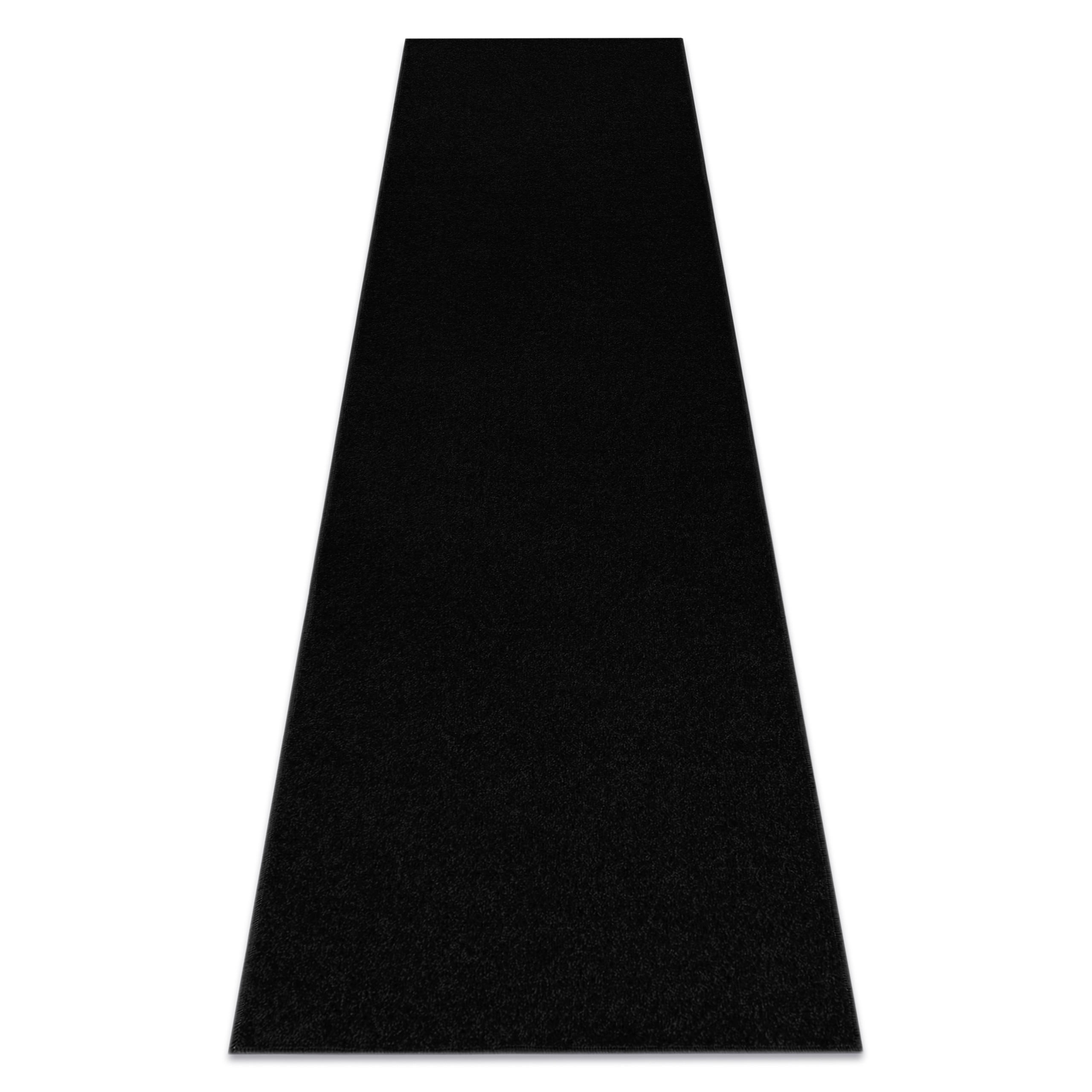 rugsX Läufer Schwarz 70x370 cm