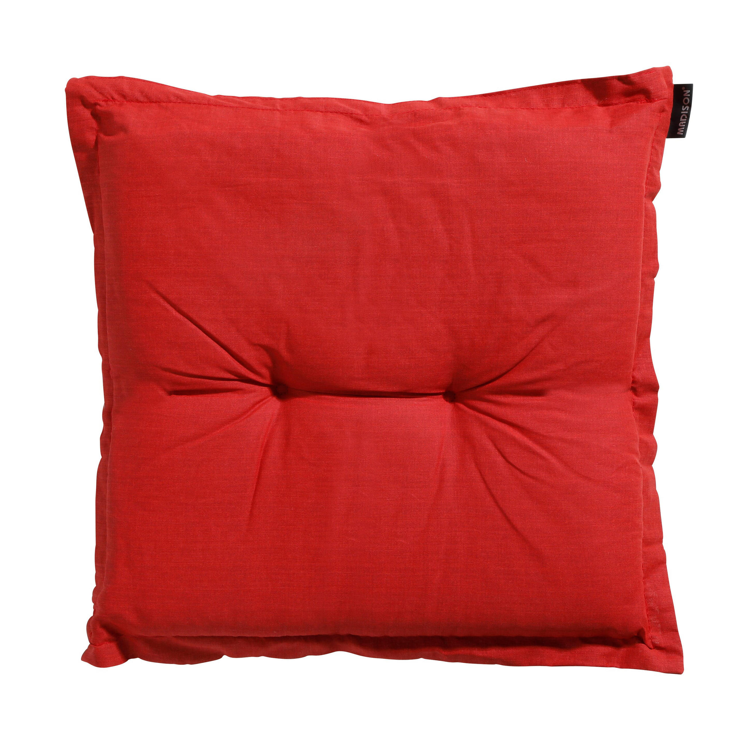 SITZKISSEN Basic 50/50 cm 4er-Set - Rot, Textil (50/5/50cm) - Madison