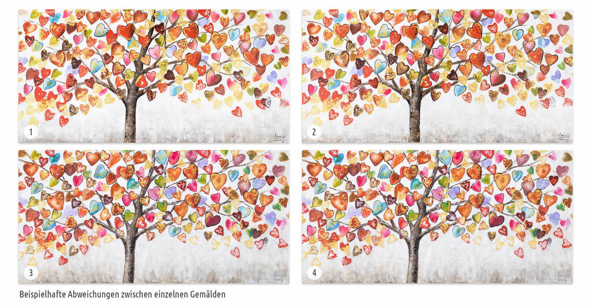 ÖLGEMÄLDE 120/60 cm - Multicolor/Weiß, Holz/Textil (1.72/60cm) - KUNSTLOFT