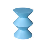 BEISTELLTISCH Abel Blau 33/33/45 cm - Blau, Holz (33/33/45cm) - Starfurn