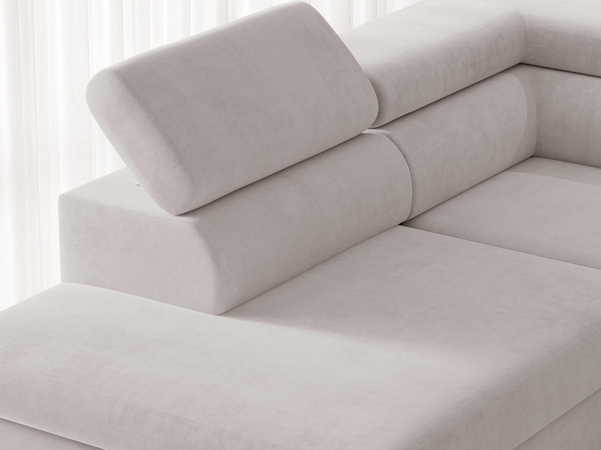 ECKSOFA Argon U Grau - Schwarz/Grau, Holz/Textil (322/190cm) - Graingold