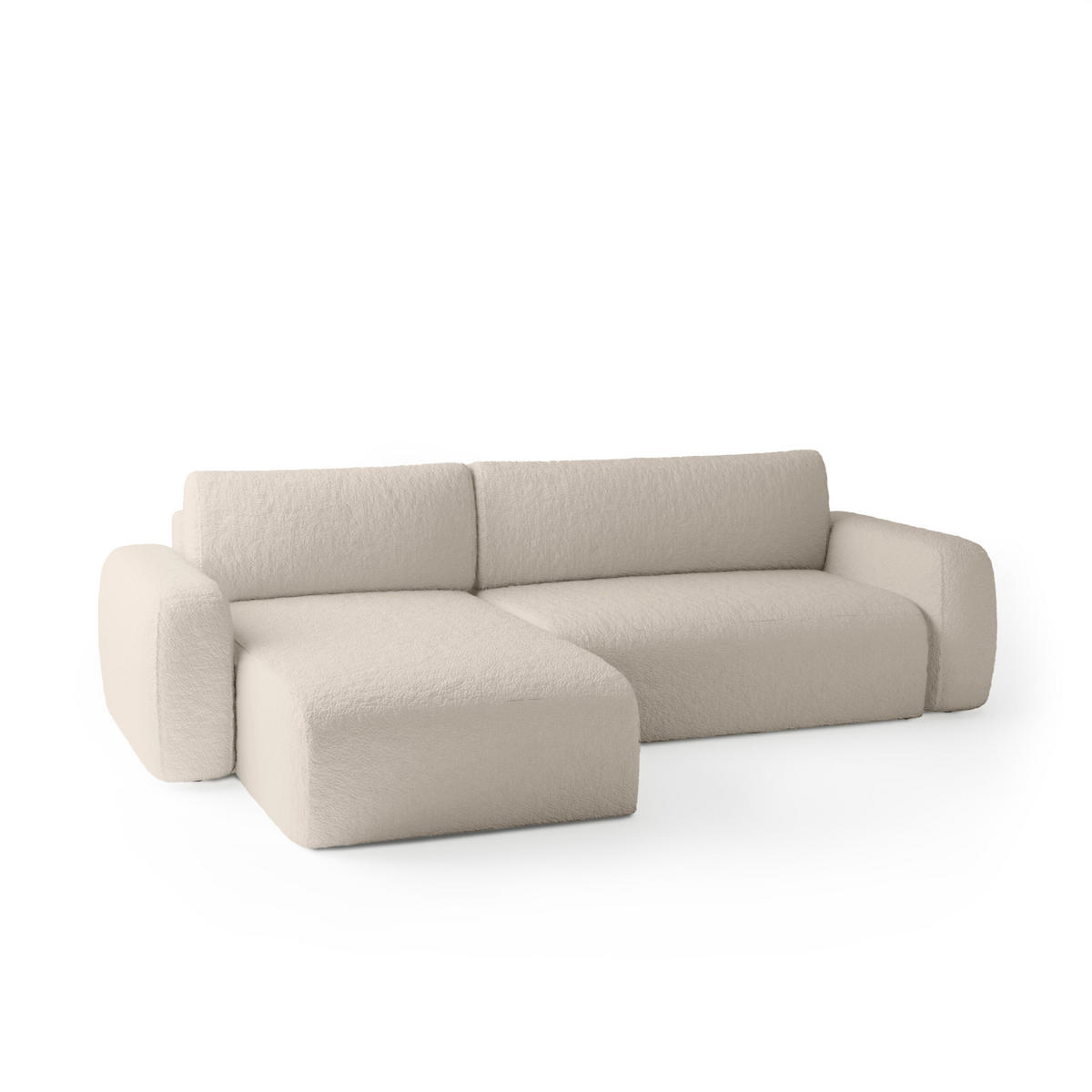 ECKSOFA Eckcouch Varde Universelle Beige - Beige, Textil (294/185cm) - Fedve