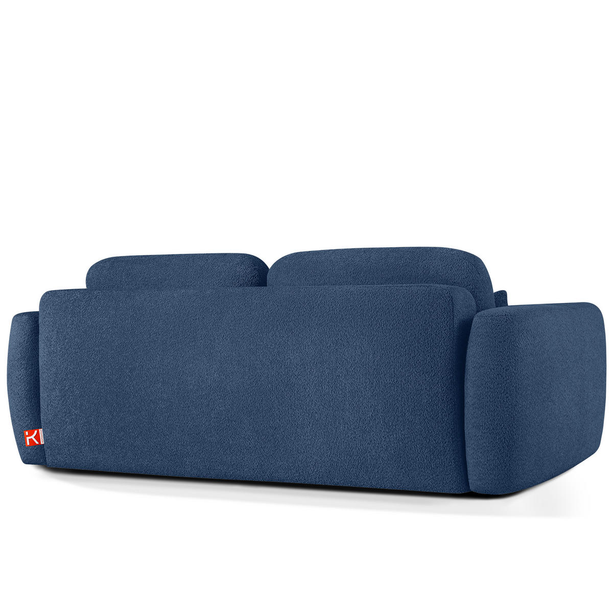 SOFA 3 ELOSA - Dunkelblau, Holz/Textil (245/85/115cm) - KONSIMO®