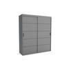 KLEIDERSCHRANK MAT A Grau 170x60x205 cm - Grau, Holzwerkstoff (170/205/60cm) - FURNLUX