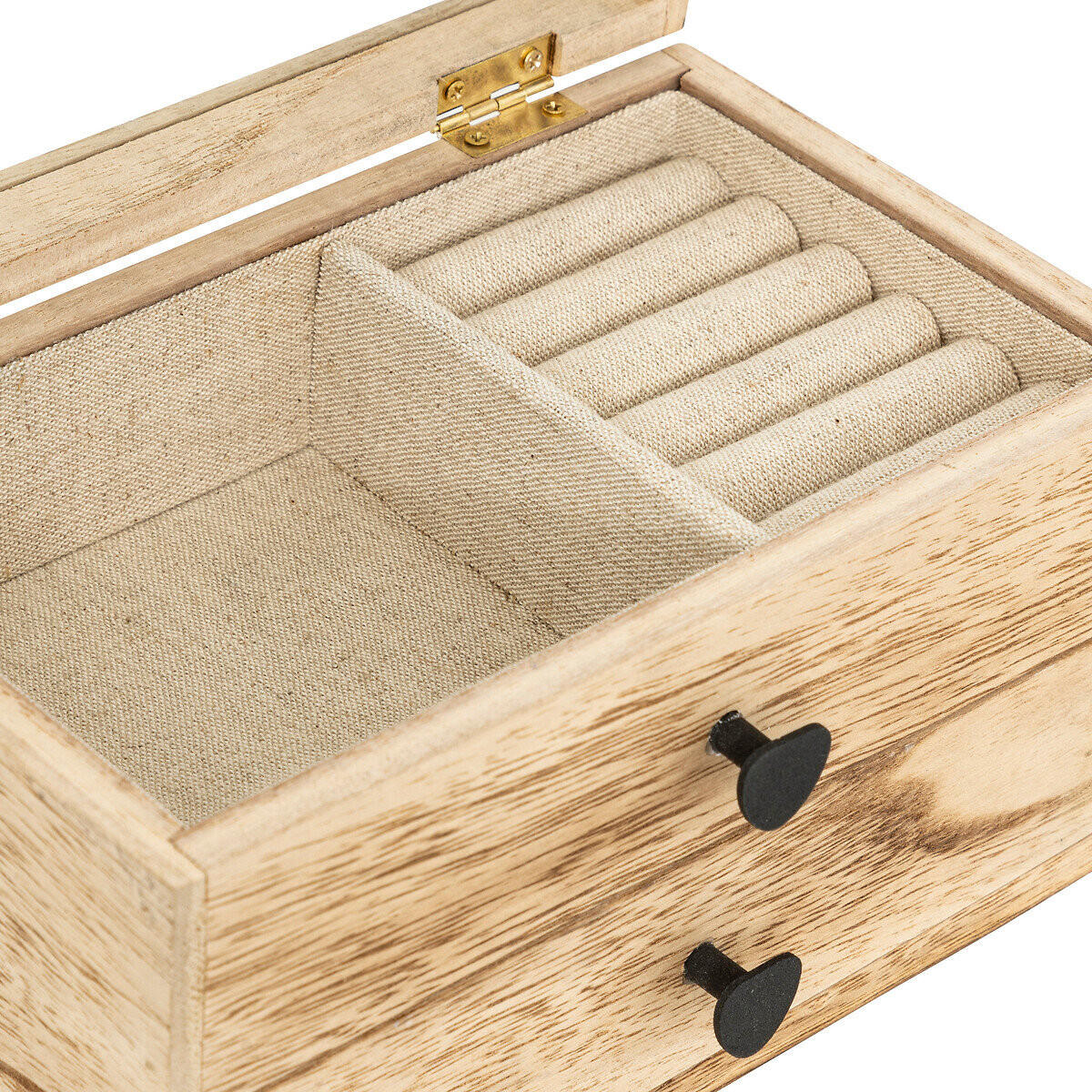 SCHMUCKKÄSTCHEN Inuit Holz - Braun, Holz (11.5/12.6/19.7cm) - Atmosphera Createur d´interieur
