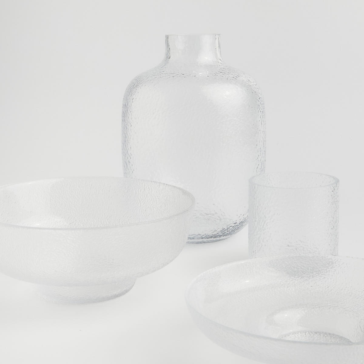 VASE Leah - Transparent, Glas (29cm) - home&you