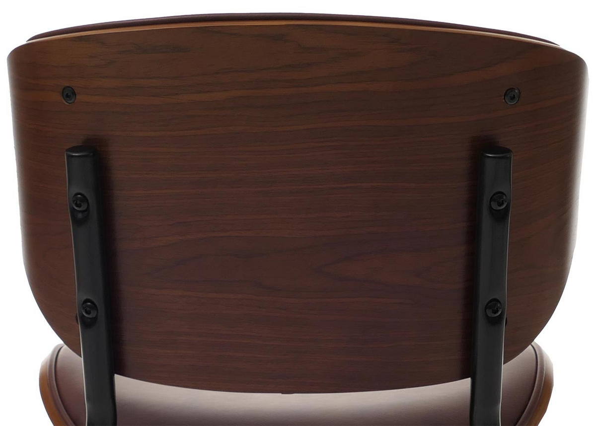 ESSZIMMERSTUHL Walnuss Dekor, Braun - Walnussfarben/Braun, Textil (50/80/51cm) - MCW