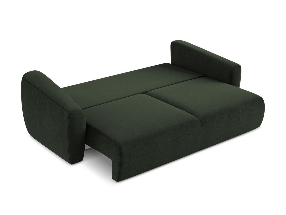 4-SITZER-SOFA Chenille Stoff Beige - Beige/Schwarz, Holzwerkstoff/Kunststoff (244/70/102cm) - LaMiaSofa
