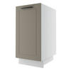 KÜCHENUNTERSCHRANK Kvantum D1D/40 Beige Matt / Weiß Matt 40 / 50 / 82cm - Beige/Weiß, Holz/Holzwerkstoff (40/82/50cm) - Feldmann-Wohnen