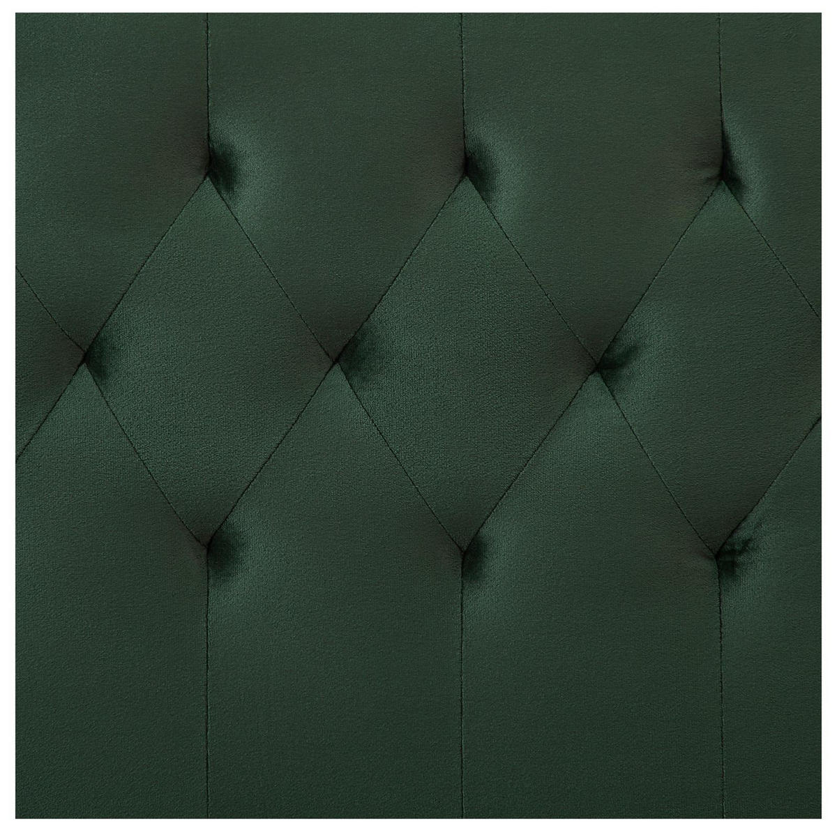 POLSTERBETT GLAMOUR 140X200 CM - Grün, Textil (140/200cm) - CARO-Möbel