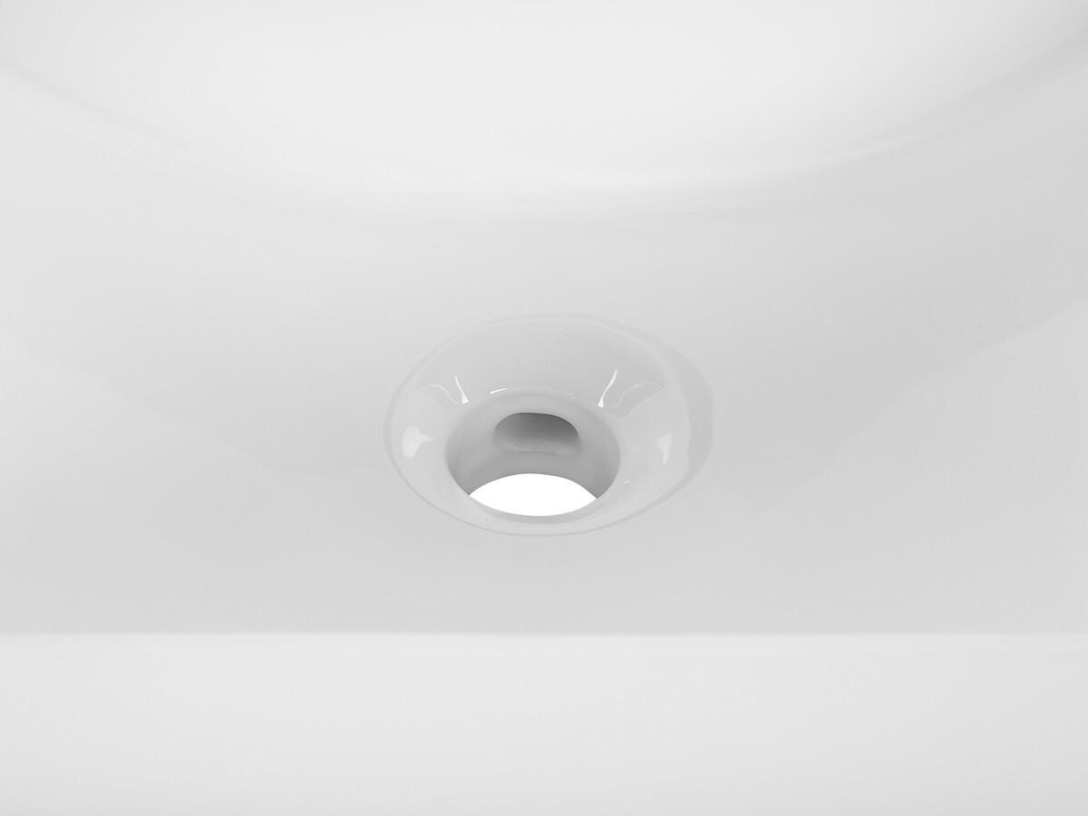 WASCHTISCHKOMBI 60 cm 2 Teile - Aster Green A BM411 in Grün Matt - Weiß Hochglanz/Grün, Holz/Keramik (60/51.8/46cm)