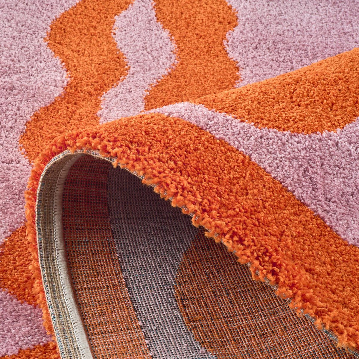 TEPPICH vintage orange Groovy 160x230 cm - Orange, Textil (160/230cm) - Nazar Rugs
