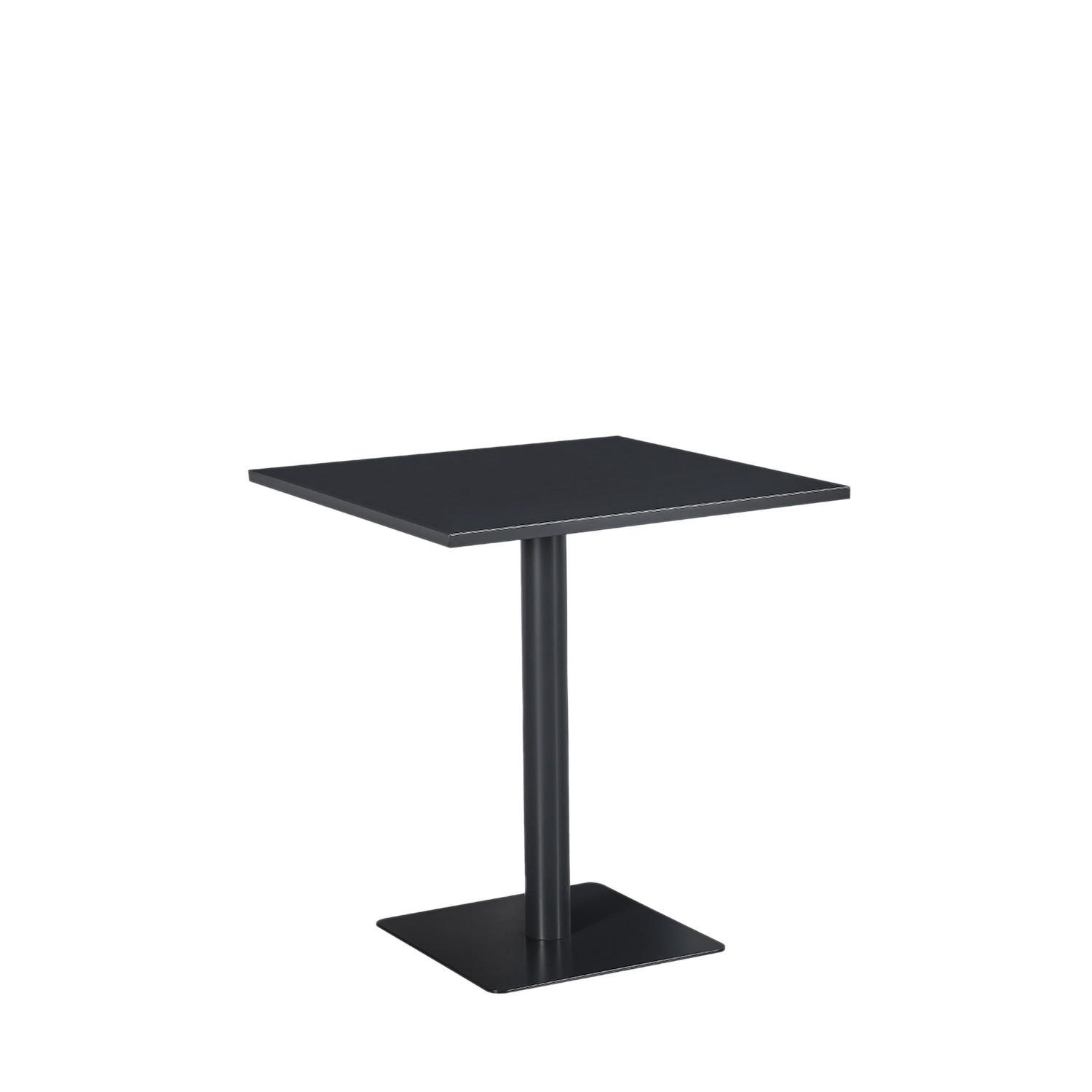 ESSTISCH Thule Grau 70 cm x 76 cm - Grau, Metall (70/70/76cm) - Klast Home