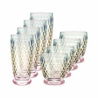 LONGDRINK- UND WASSERGLAS-SET Boston Pearl bunt 8er Set - Multicolor, Glas - Villeroy & Boch