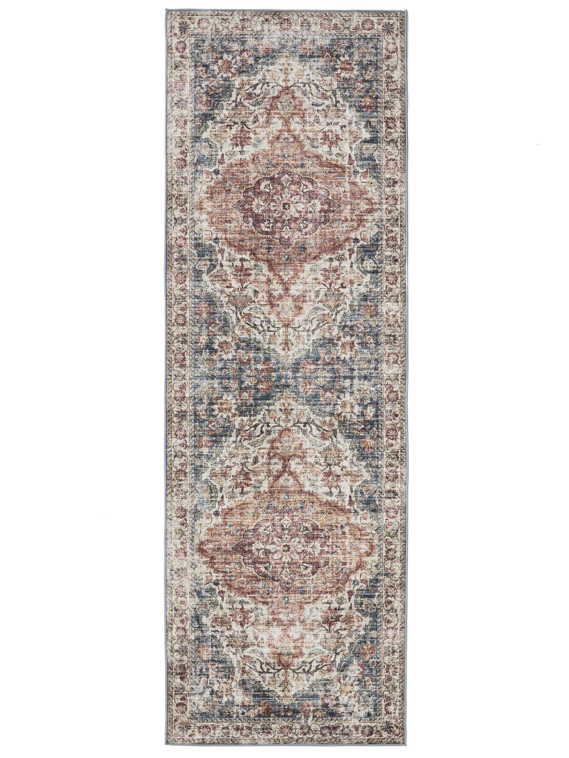 VINTAGE-LÄUFER George waschbar 80x240 cm - Multicolor, Kunststoff (80/240cm) - benuta