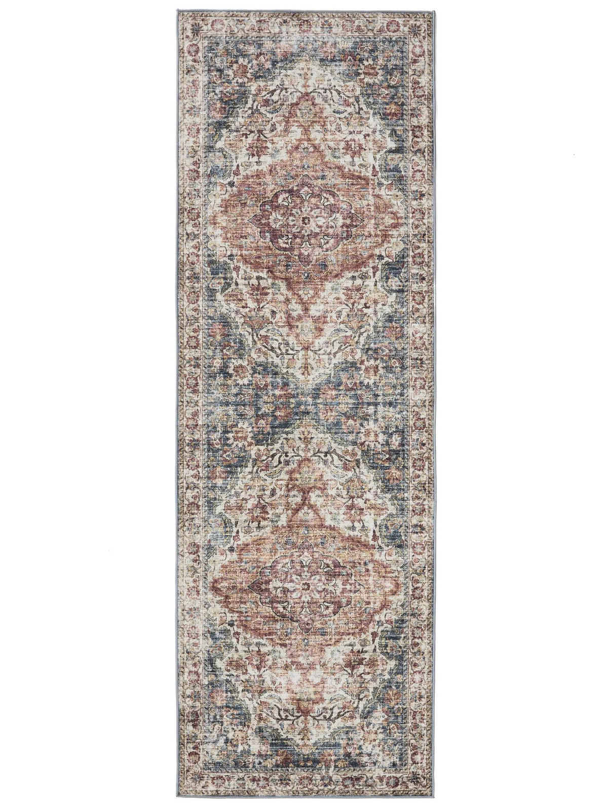 VINTAGE-LÄUFER George waschbar 80x240 cm - Multicolor, Kunststoff (80/240cm) - benuta