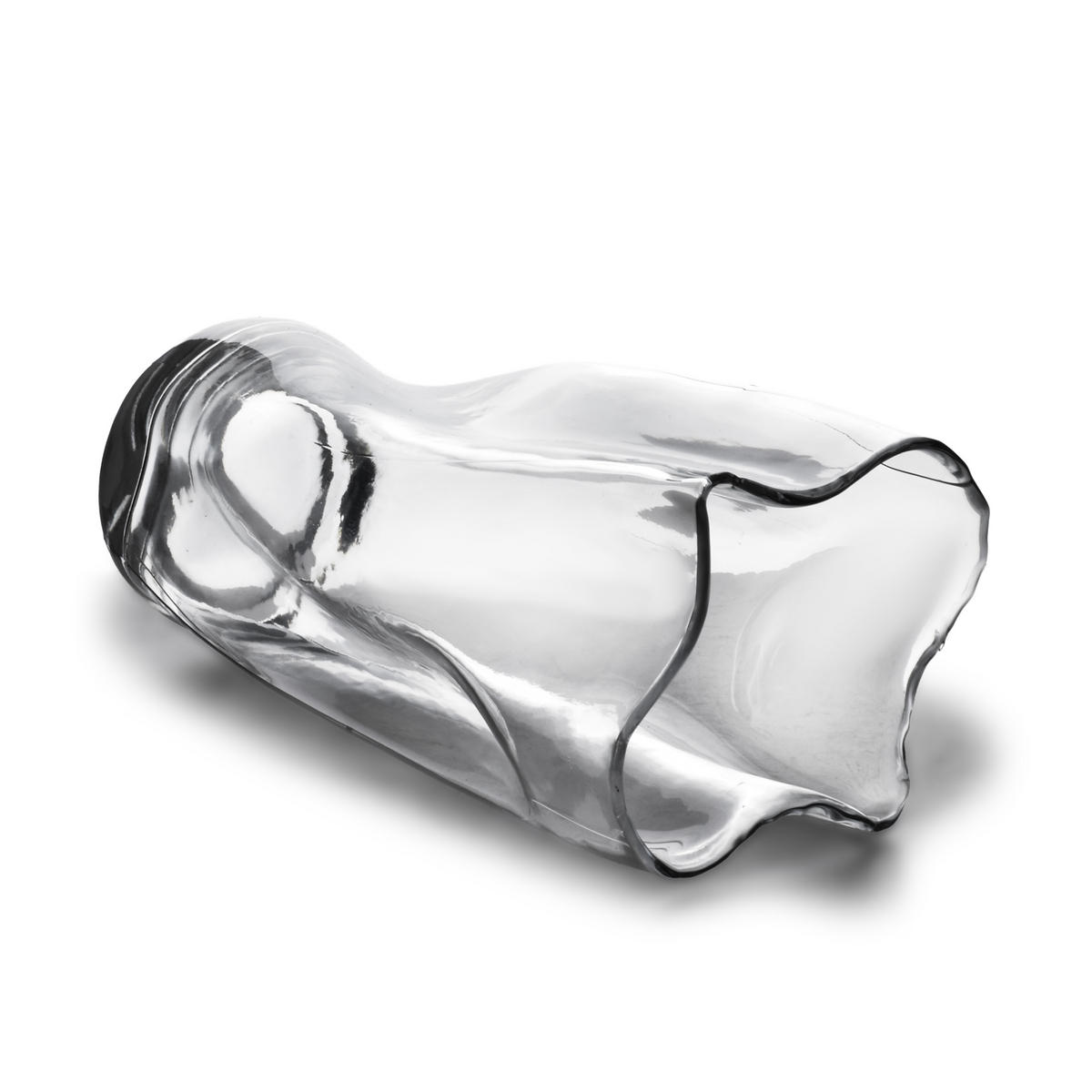 VASE Serenite Transparent 15x13xh28 cm Glas - Transparent, Glas (28cm) - Mondex