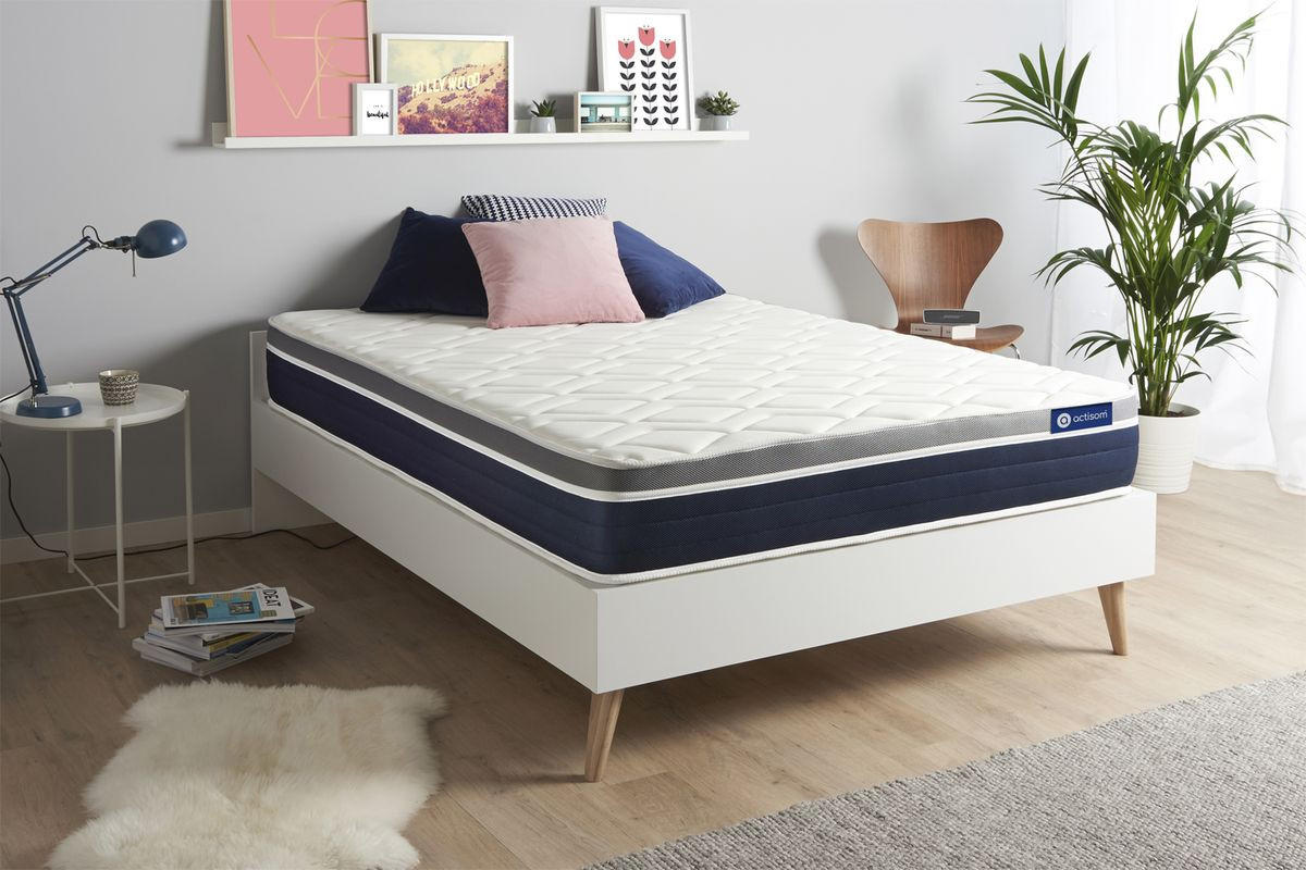 MATRATZE Actimemo confort Memory-Schaum 140 x 220 cm h2 - Weiß, Textil (140/220cm) - ACTISOM