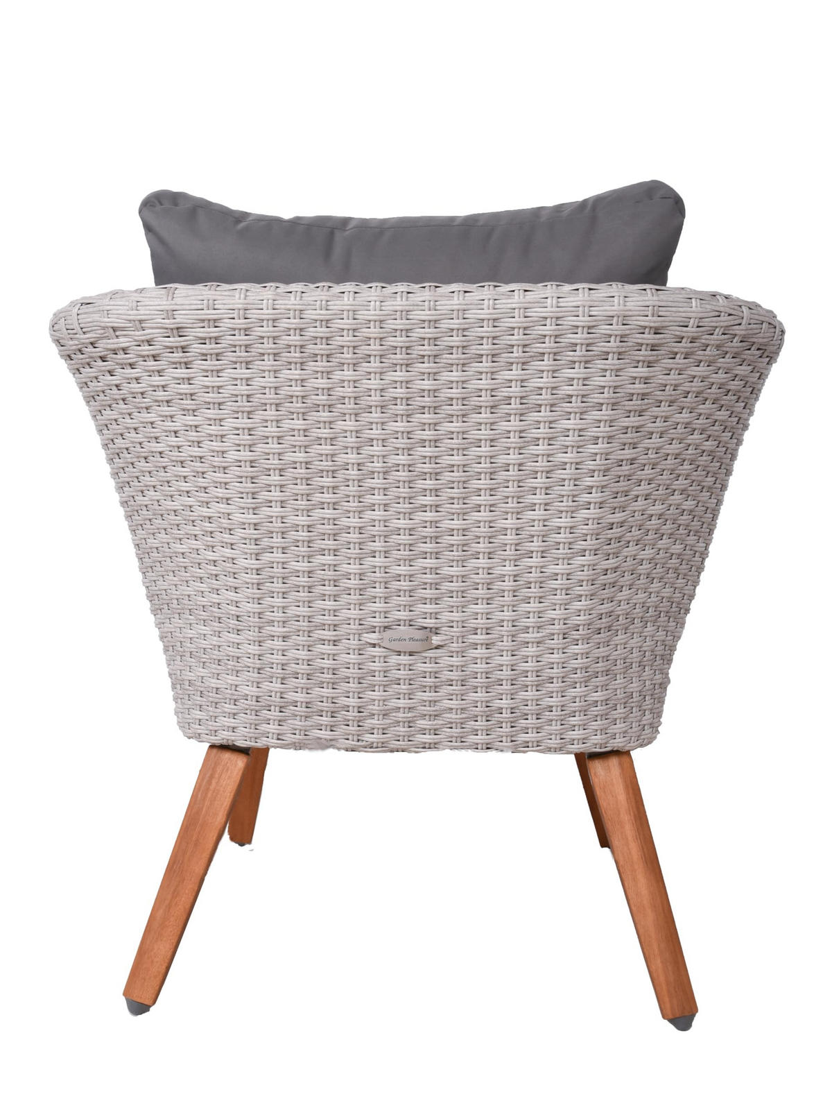 GARTEN-SITZGRUPPE Osaka Gartenmöbel-Set - Dunkelbraun, Holz - DELUKE