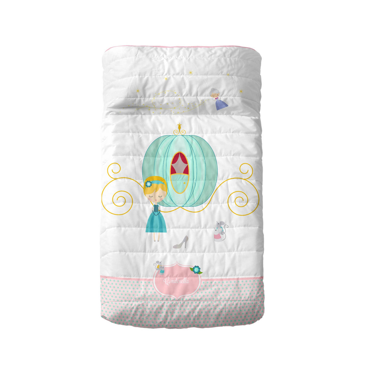 TAGESDECKE pumpkin 100x130 cm (kinderbett) mehrfarbig - Multicolor, Textil (100/130cm) - Happy Friday