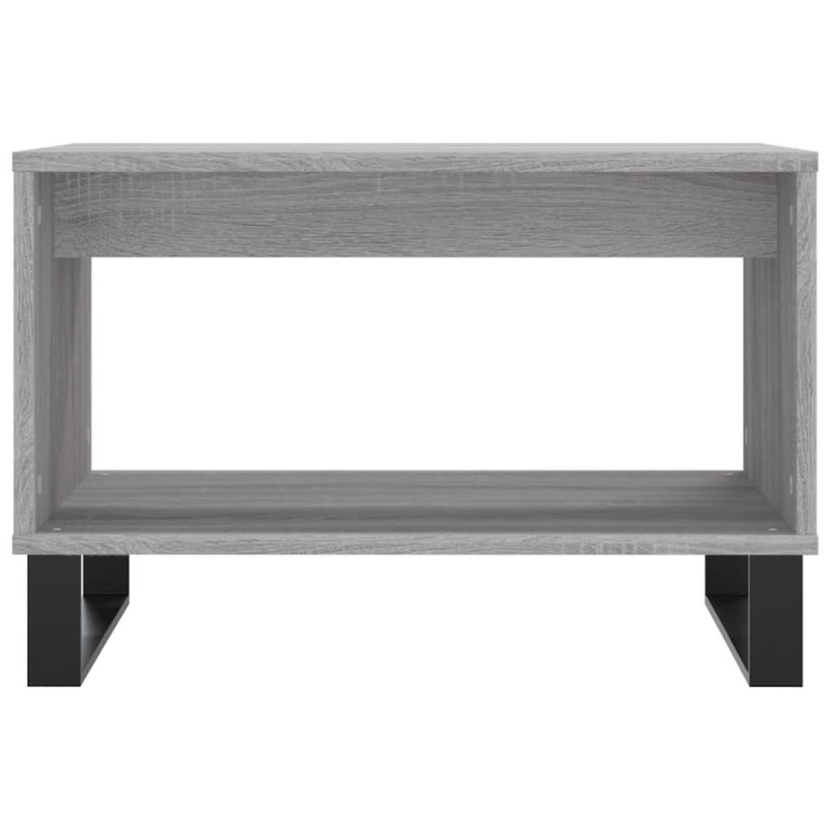 COUCHTISCH Grau Sonoma 60x50x40 cm Holzwerkstoff - Grau, Holzwerkstoff (50/60/40cm) - furnicato