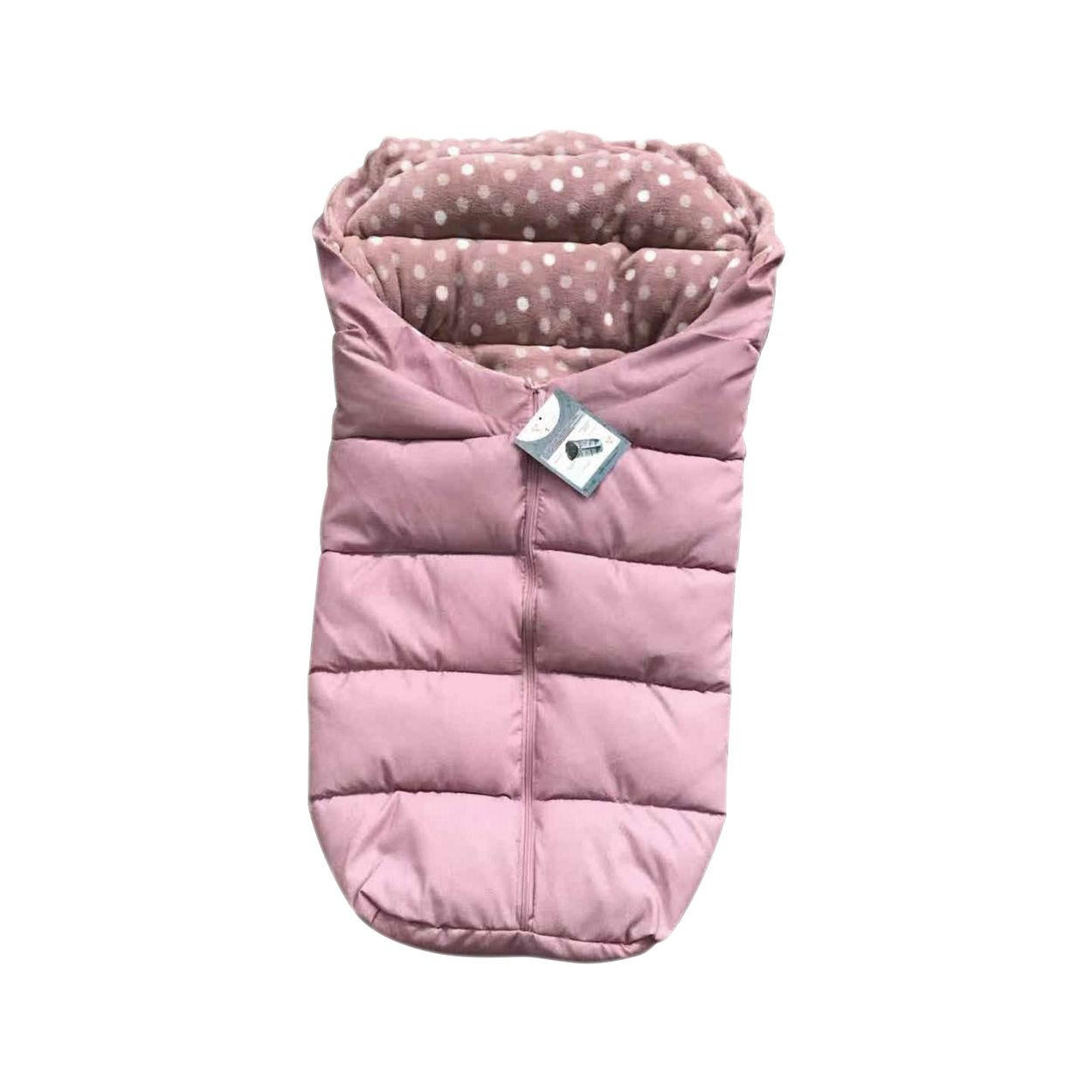 FUSSSACK Cuddle rosa 100 cm, für 5-Punkt-Gurtsystem, wasserdicht, Thermo-Polar-Fleece - Rosa, Textil (47/100/17cm) - Cangaroo