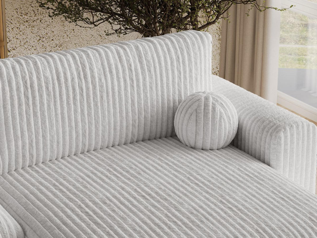 ECKSOFA Aurora Grau - Grau, Holz/Textil (259/145cm) - Graingold