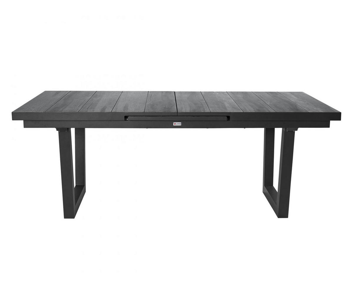 GARTENTISCH Nizza 200/260x100x75 cm, Keramik, Anthrazit - Anthrazit, Keramik (100/260/75cm) - dasmöbelwerk