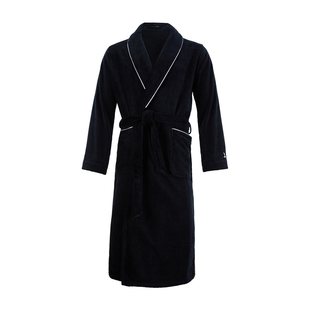 SCHALKRAGENMANTEL HOMEWEAR - Schwarz, Textil (Snull) - MÖVE