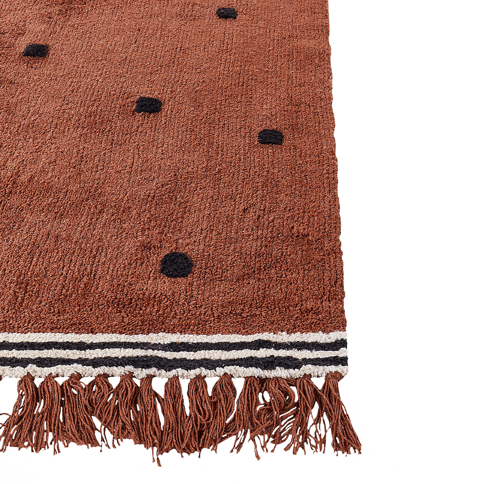 KINDERTEPPICH Laza 200/140 cm - Braun, Textil (140/200cm) - Beliani