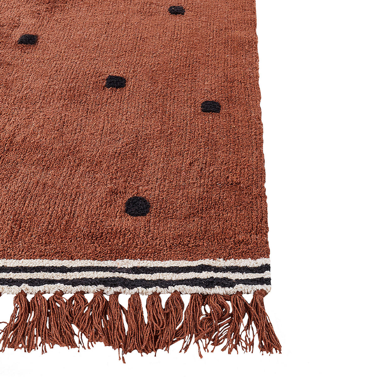 KINDERTEPPICH Laza 200/140 cm - Braun, Textil (140/200cm) - Beliani