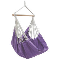 XXL HÄNGESESSEL 185/130 cm Belastbar bis 150 kg Violett Flieder - Rosa, Textil (130/155/185cm) - Amanka
