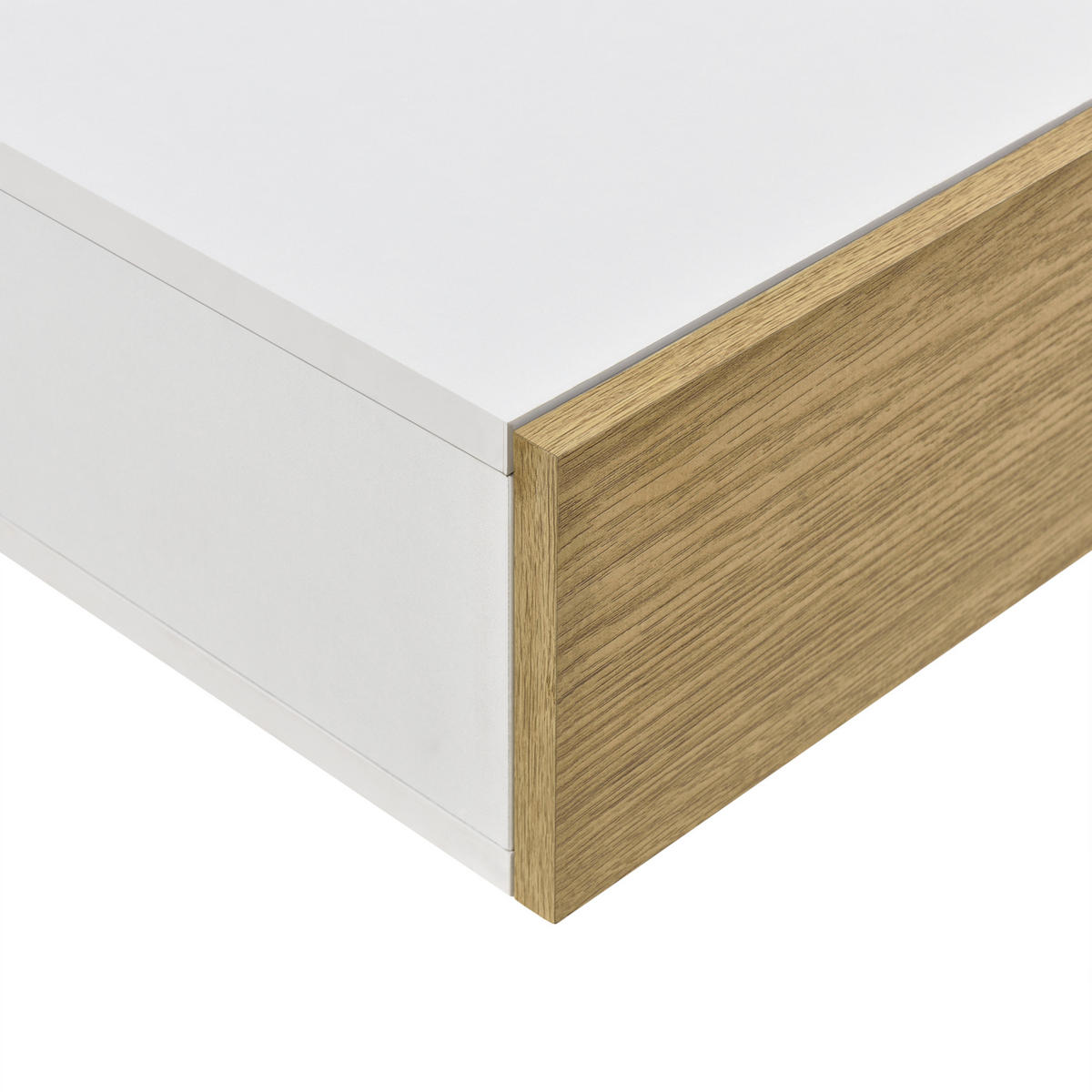 WANDREGAL Antilles - Weiß, Holzwerkstoff (50/12/24cm) - [en.casa]