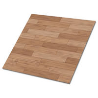 FLIESENAUFKLEBER 9 Stück 30x30 cm selbstklebend Holzboden - Braun, Textil (30/1.6/30cm) - TULUP