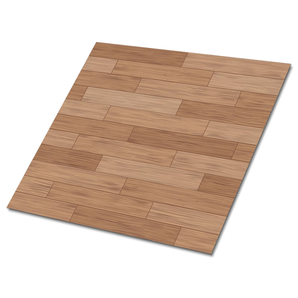 FLIESENAUFKLEBER 9 Stück 30x30 cm selbstklebend Holzboden - Braun, Textil (30/1.6/30cm) - TULUP