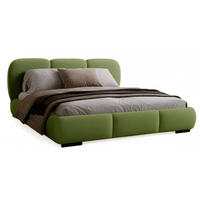 BETT Grün ROZA Mit Bettkasten 140x200 cm - Grün, Textil (140/200cm) - Sepro Meble