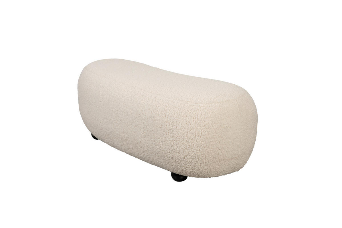 SITZBANK Noxx - Weiß - 120/46/41 cm - Weiß, Textil (46/41/120cm)