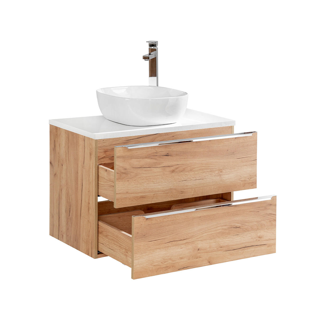 WASCHTISCH 80.4cm April Holz - Braun, Holzwerkstoff (80.4/59/46cm) - Petits-meubles