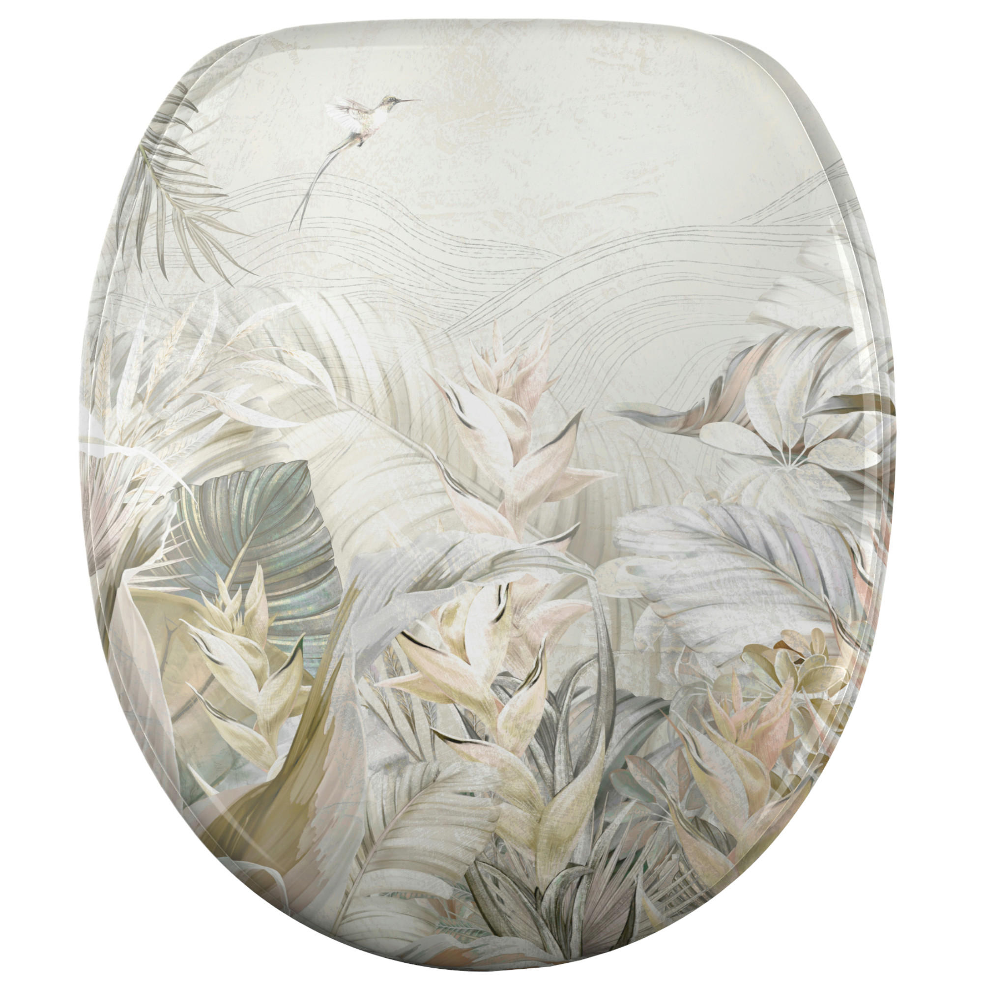 WC Sitz mit Absenkautomatik Hortus - Weiß, Holzwerkstoff (38/6/47cm) - Sanilo