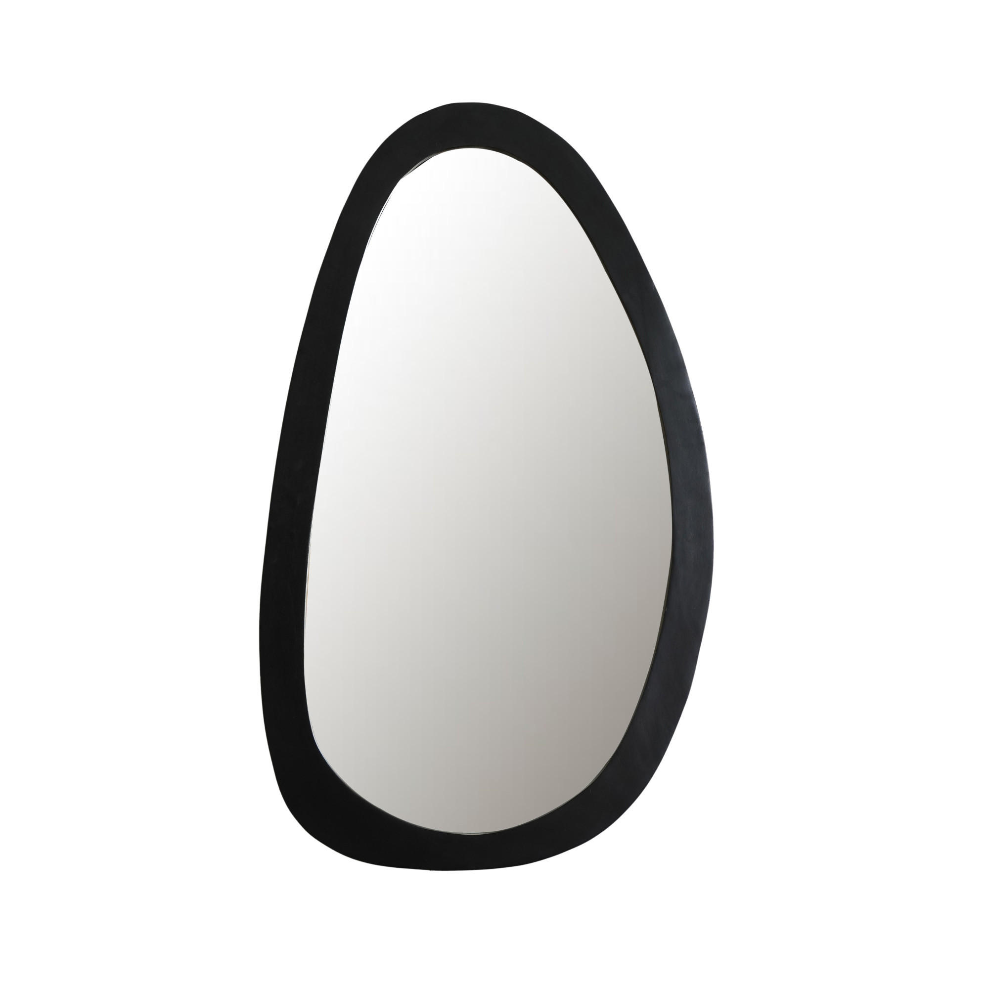 SPIEGEL Lou Schwarz 3/100/60 cm - Schwarz, Holz (100/60/3cm) - Starfurn