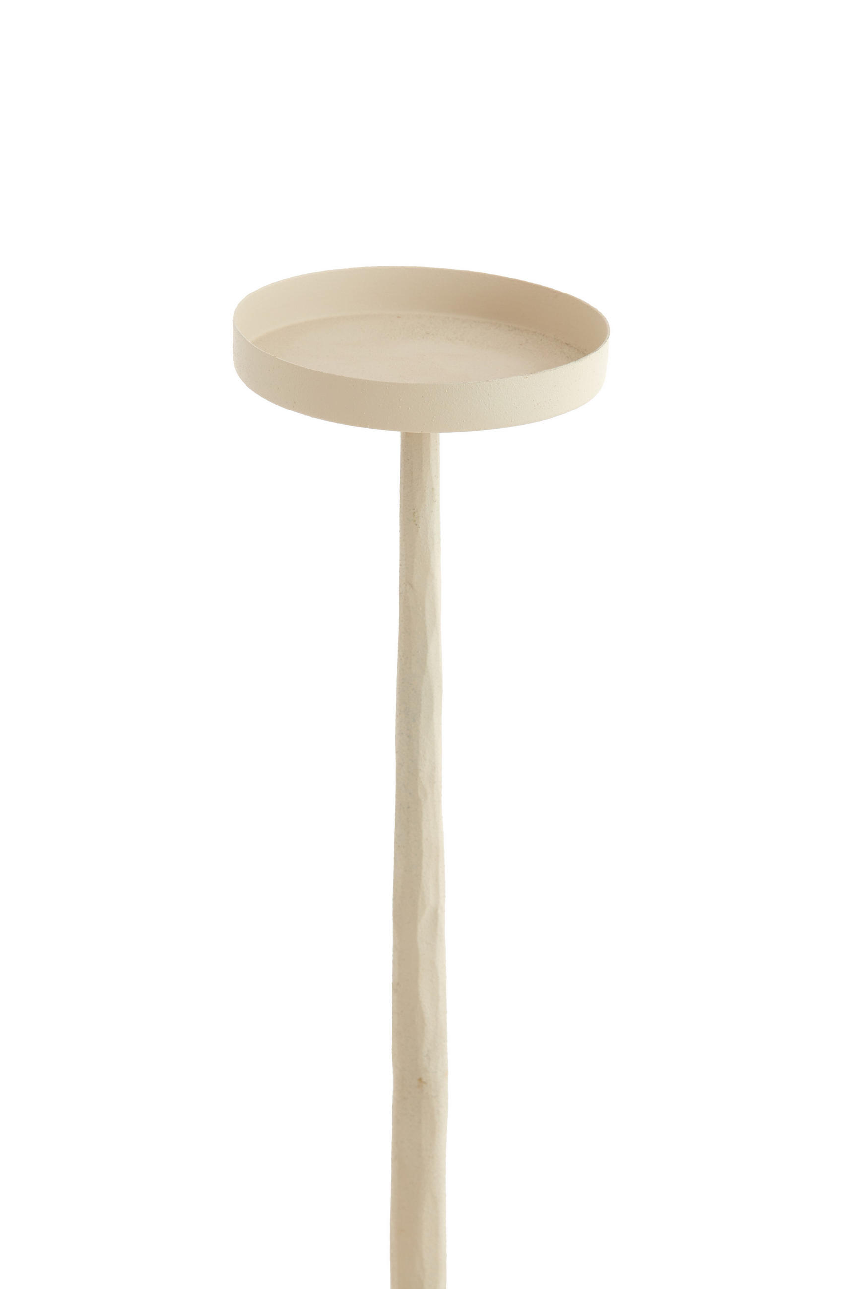 KERZENSTÄNDER Esine Weiß Ø18/100 cm - Weiß, Metall (18/100/18cm) - Light & Living
