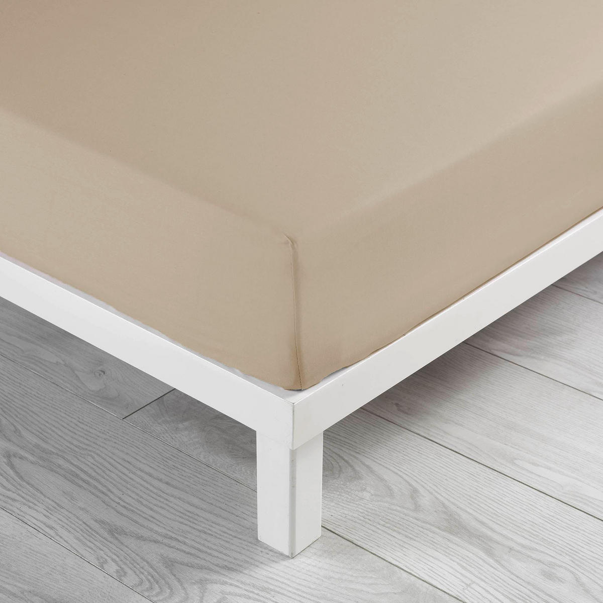 SPANNBETTLAKEN Baumwolle Linette 160/200 cm - Beige, Naturmaterialen (200/160cm) - Douceur d´intérieur