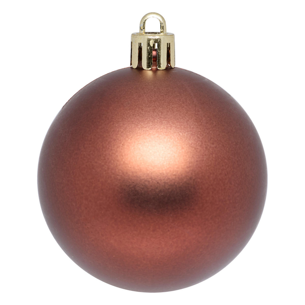 CHRISTBAUMKUGELN 25er-Set Ø 6 cm - Braun, Kunststoff (6/7.2/6cm) - Atmosphera Createur d´interieur