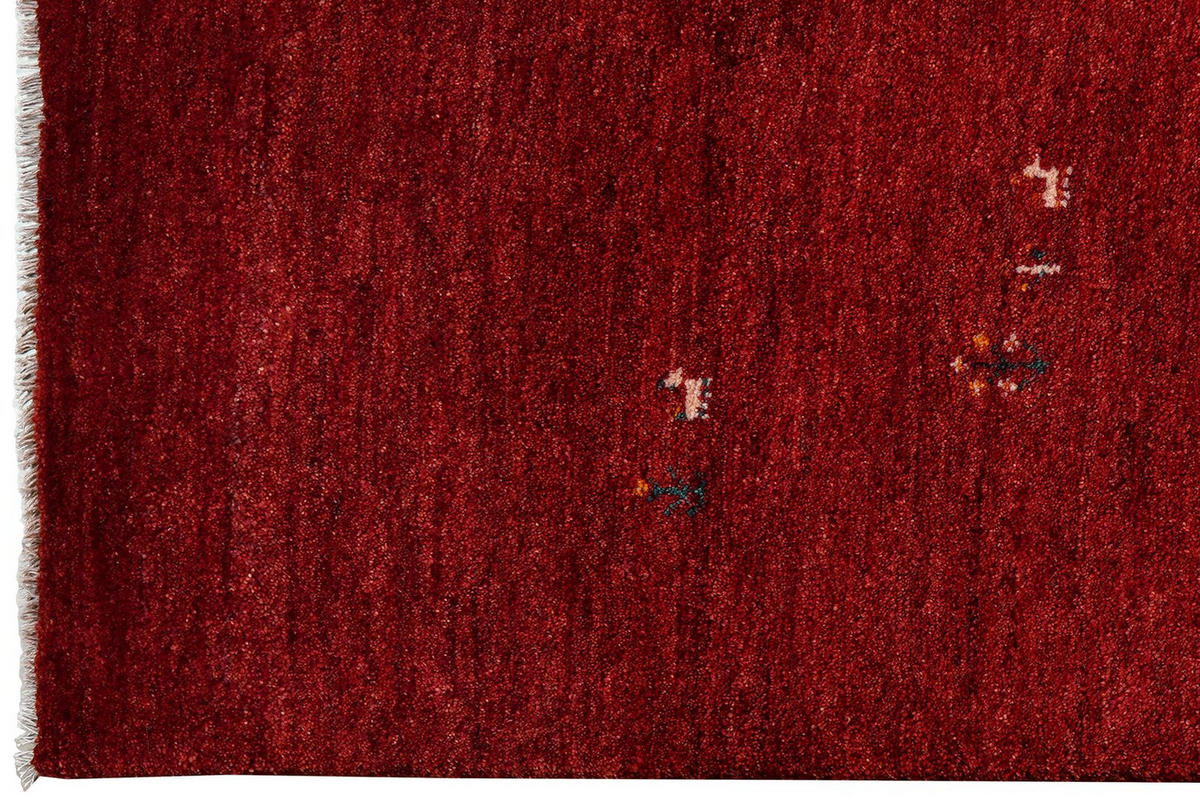 LÄUFER Orient handgeknüpft Rot 225/85 cm Schurwolle - Rot, Textil (85/225cm) - Looma