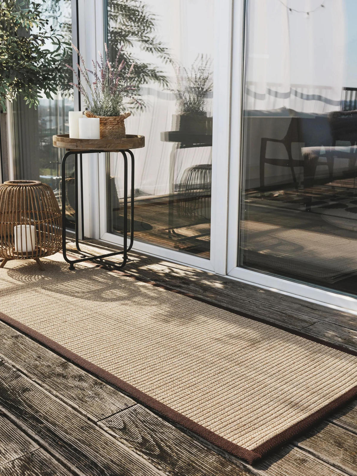 OUTDOORLÄUFER Nandi Beige 70x200 cm - Beige, Textil (70/200cm) - benuta Nest